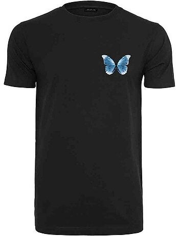 T-shirt hiver motif/style papillon - mister tee