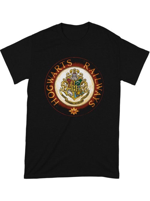 T-shirt hogwarts railway circle - harry potter - Kiabi T-shirt hogwarts railway circle - harry potter - Kiabi
