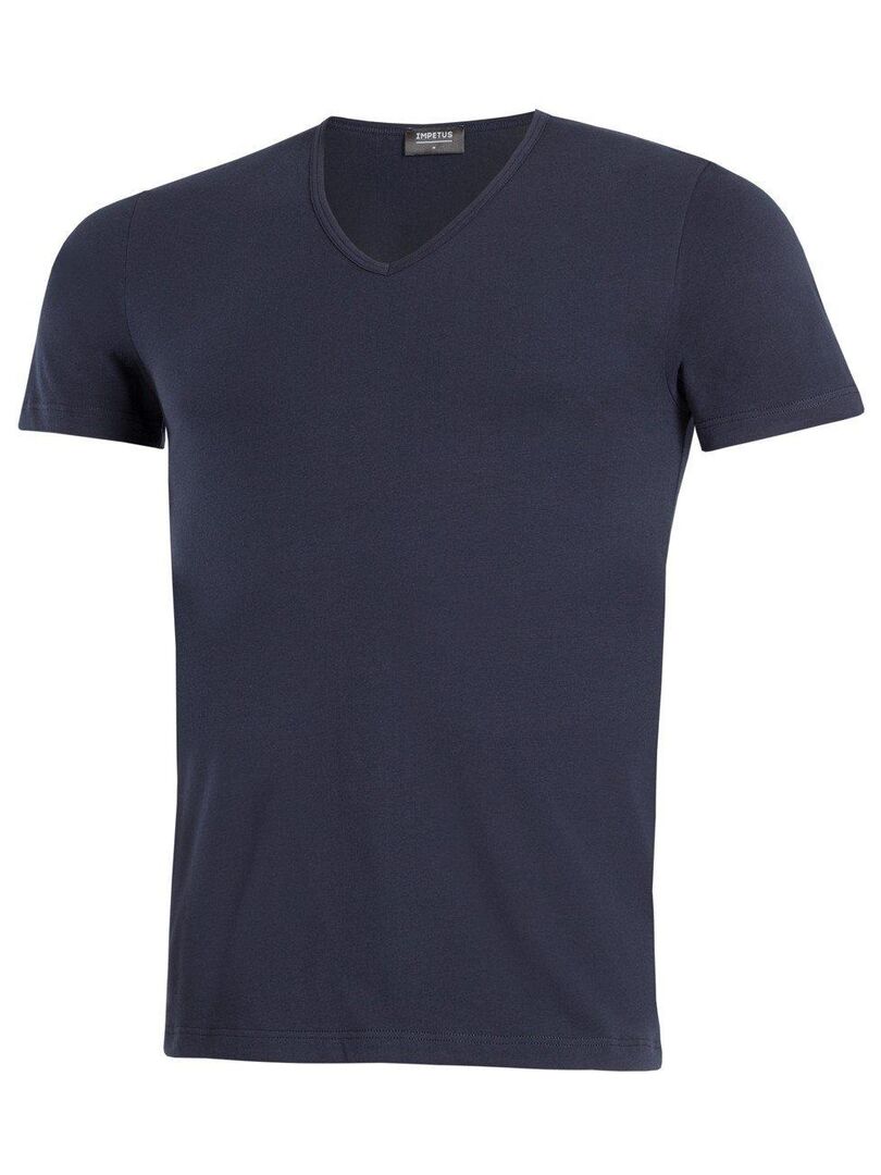 T-shirt homewear bio organique Oeko-Tex Cotton Organic Bleu - Kiabi