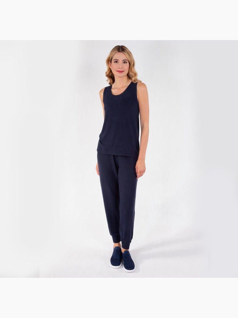 T-shirt homewear femme Bleu marine - Kiabi