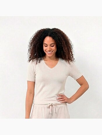 T-shirt homewear femme Isotoner