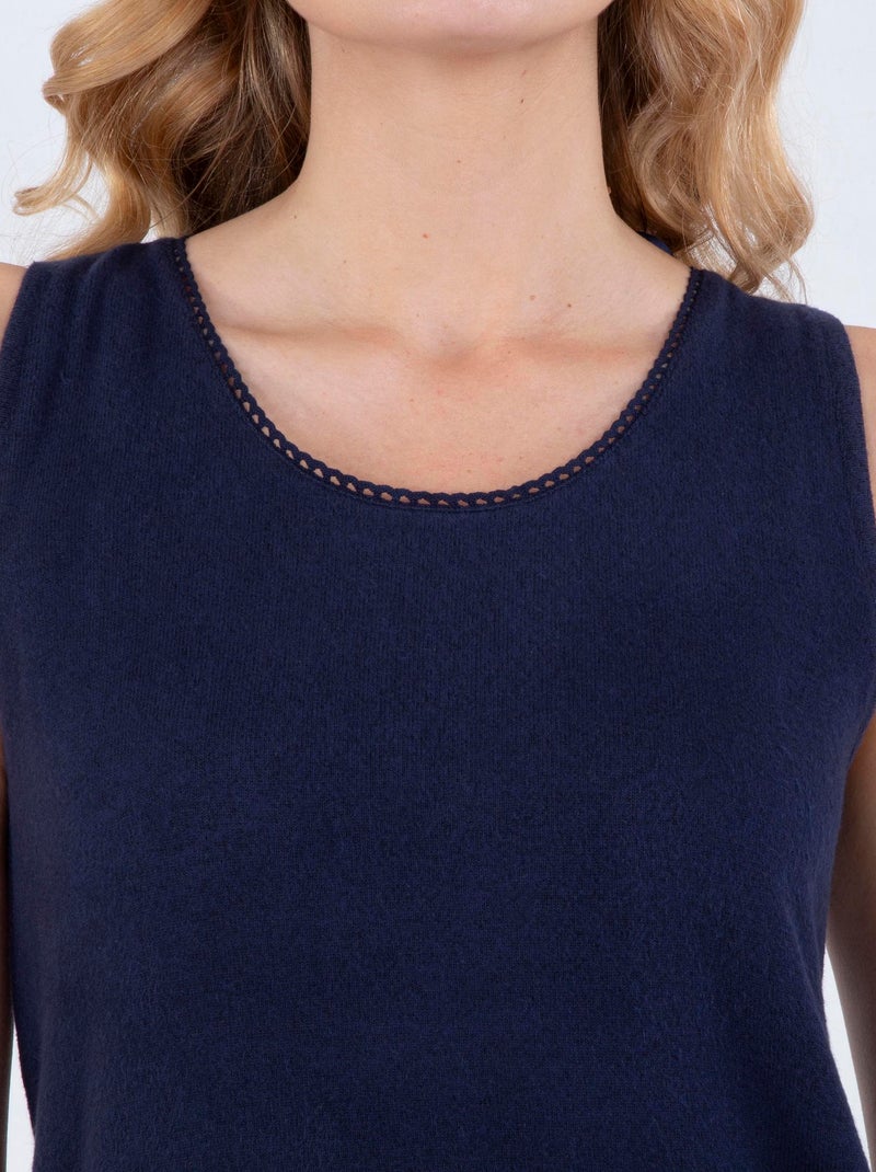T-shirt homewear femme Isotoner Bleu marine - Kiabi