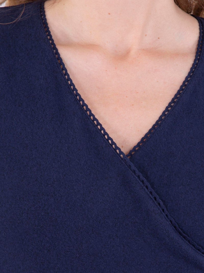 T-shirt homewear femme Isotoner Bleu marine - Kiabi