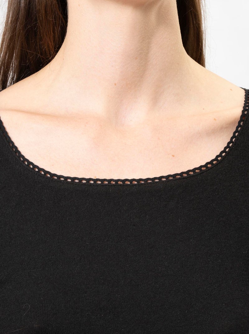 T-shirt homewear femme Isotoner Noir - Kiabi