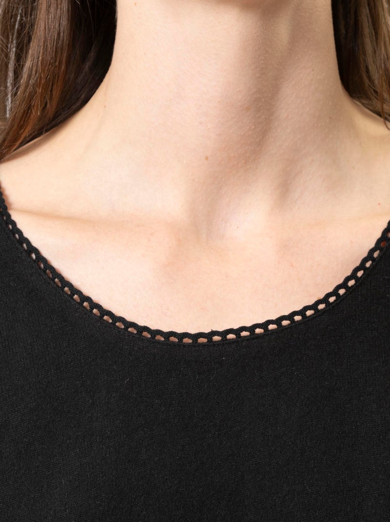 T-shirt homewear femme Isotoner Noir - Kiabi