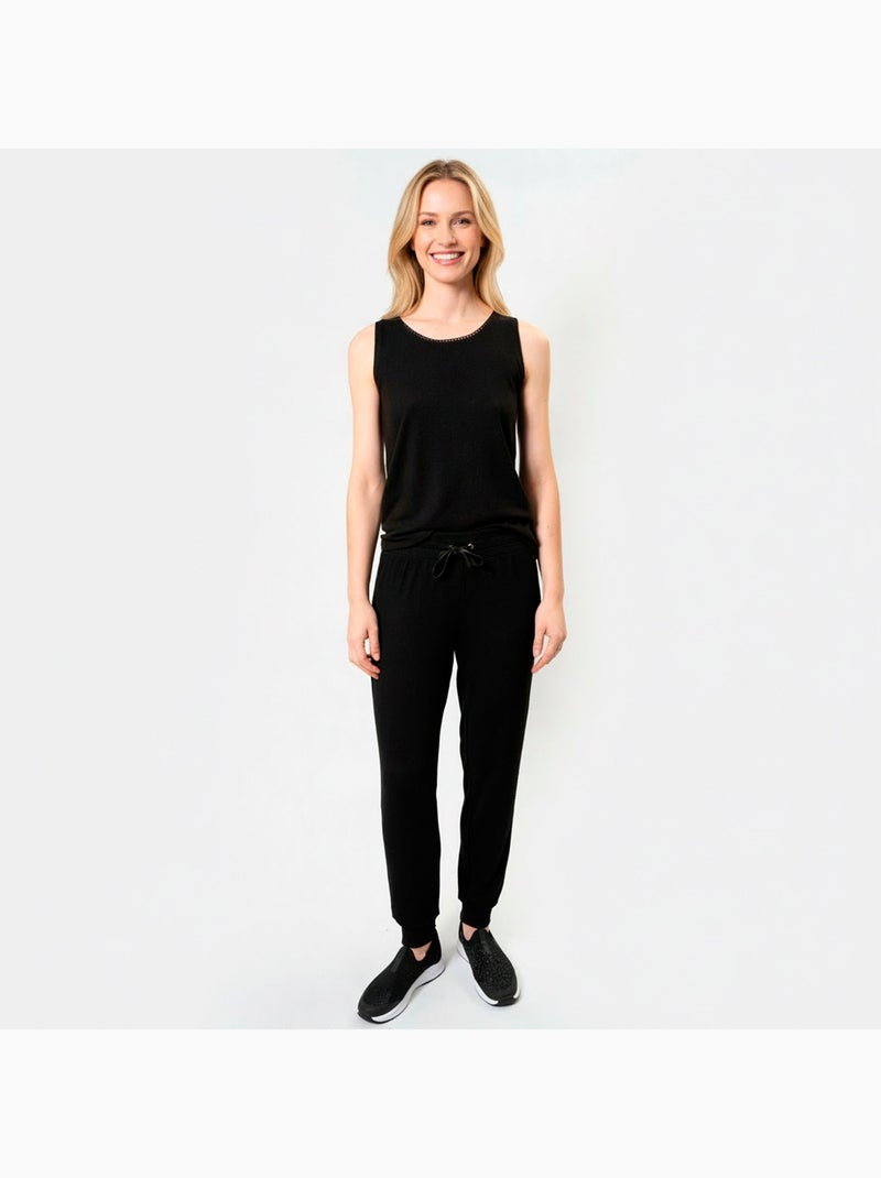 T-shirt homewear femme Isotoner Noir - Kiabi