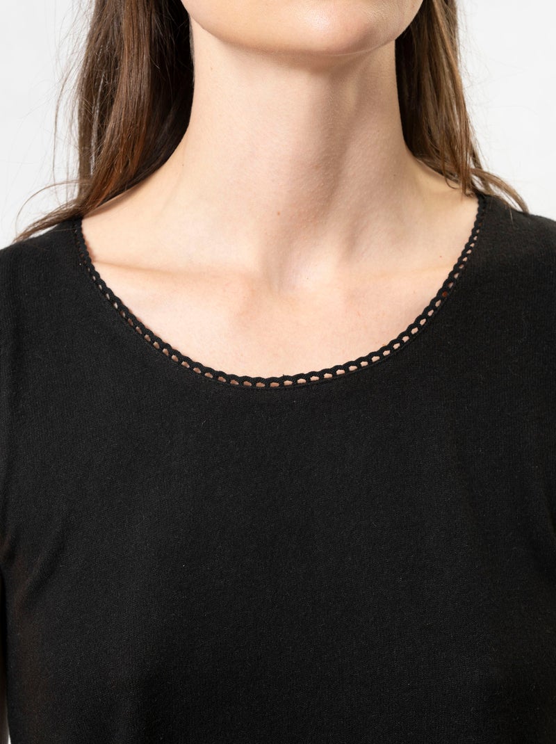 T-shirt homewear femme Isotoner Noir - Kiabi