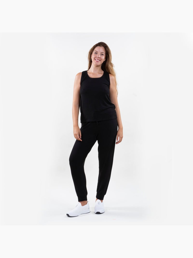 T-shirt homewear femme Noir - Kiabi