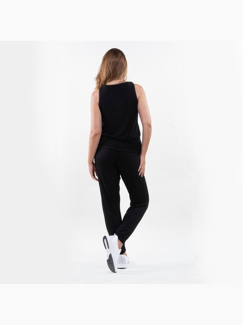 T-shirt homewear femme Noir - Kiabi