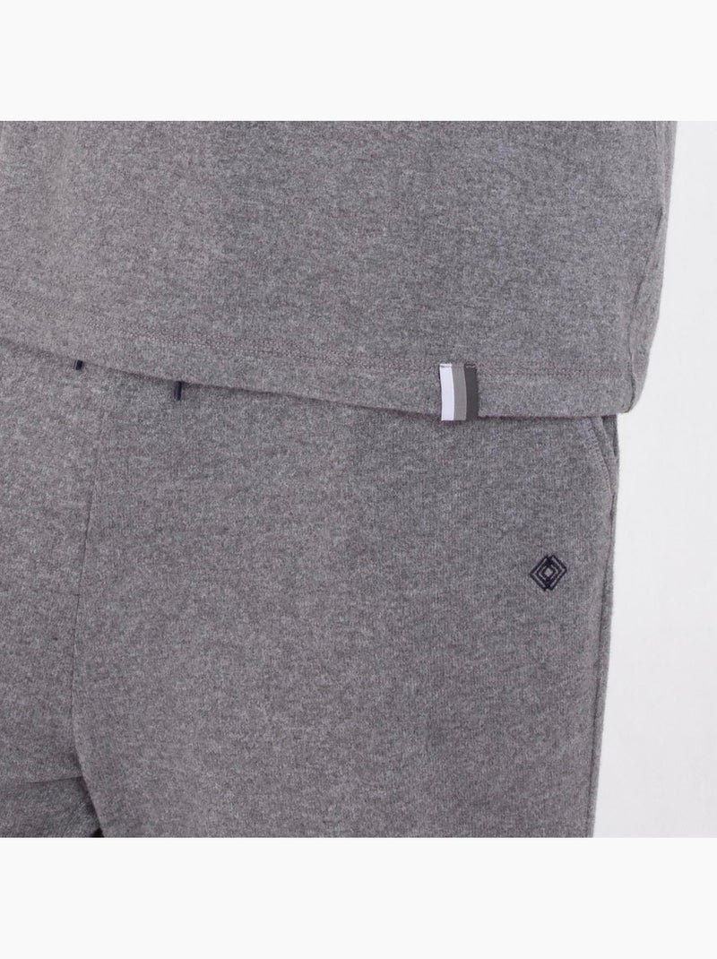 T-shirt homewear homme Gris chiné - Kiabi