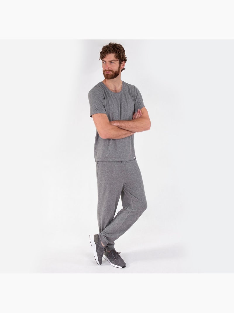 T-shirt homewear homme Gris chiné - Kiabi