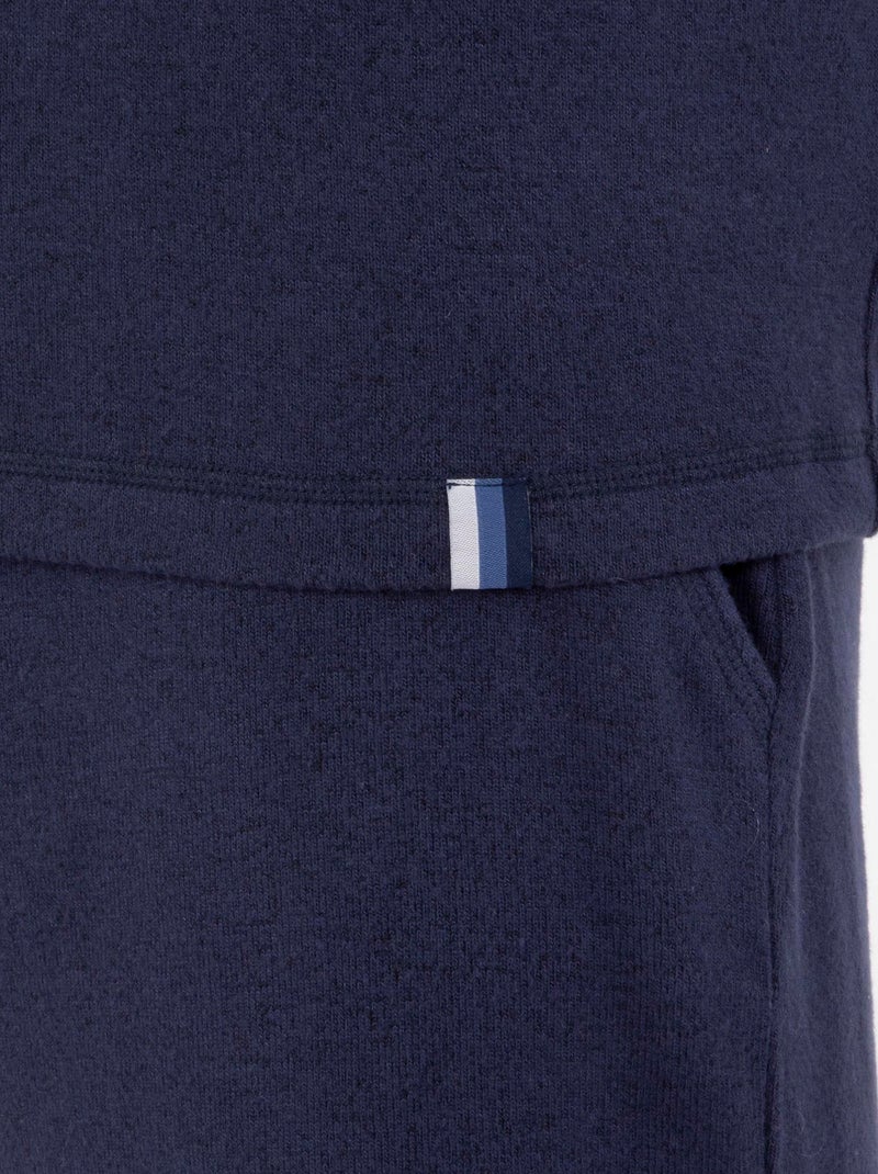 T-shirt homewear homme Isotoner Bleu marine - Kiabi