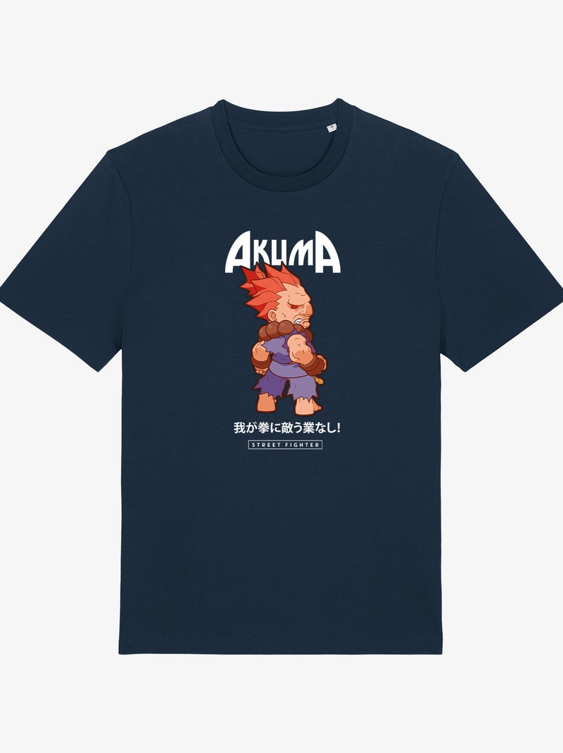 T-shirt Homme - AKUMA STREET FIGHTER Bleu marine - Kiabi