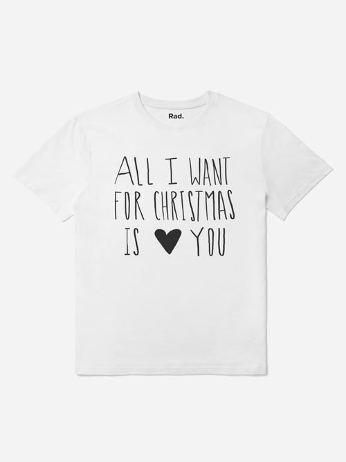 T-shirt Homme - ALL I WANT FOR CHRSITMAS IS YOU - Kiabi
