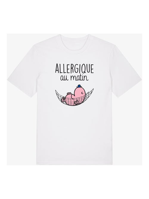T-shirt Homme - ALLERGIQUE AU MATIN - Kiabi