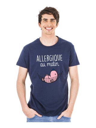 T-shirt Homme - ALLERGIQUE AU MATIN