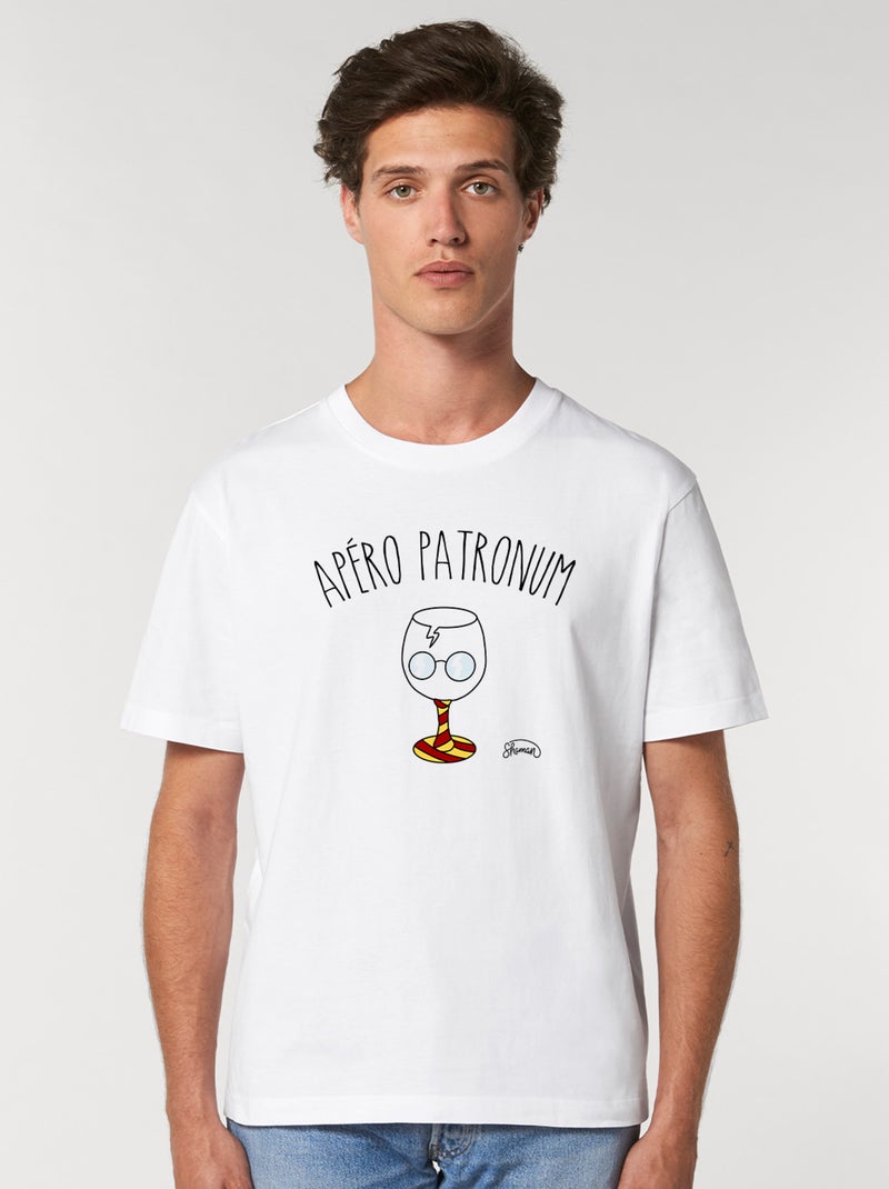 T-shirt Homme - APERO PATRONUM Blanc - Kiabi