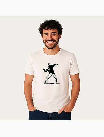T-shirt Homme - APOH BANKSY FESTIVAL CUP THROWER