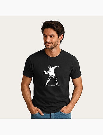 T-shirt Homme - APOH BANKSY FESTIVAL CUP THROWER