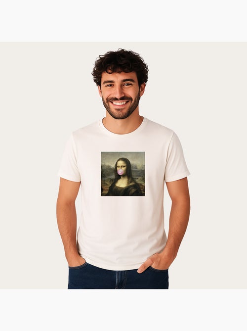 T-shirt Homme - APOH MONA LISA BUBBLE - Kiabi