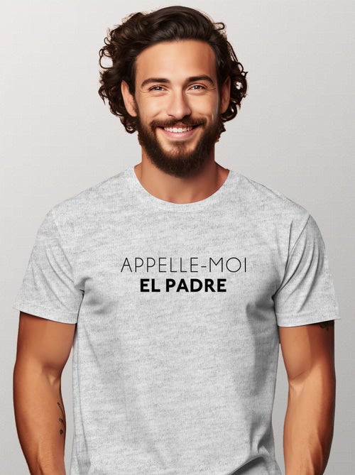 T-shirt Homme - APPELLE-MOI EL PADRE - Kiabi