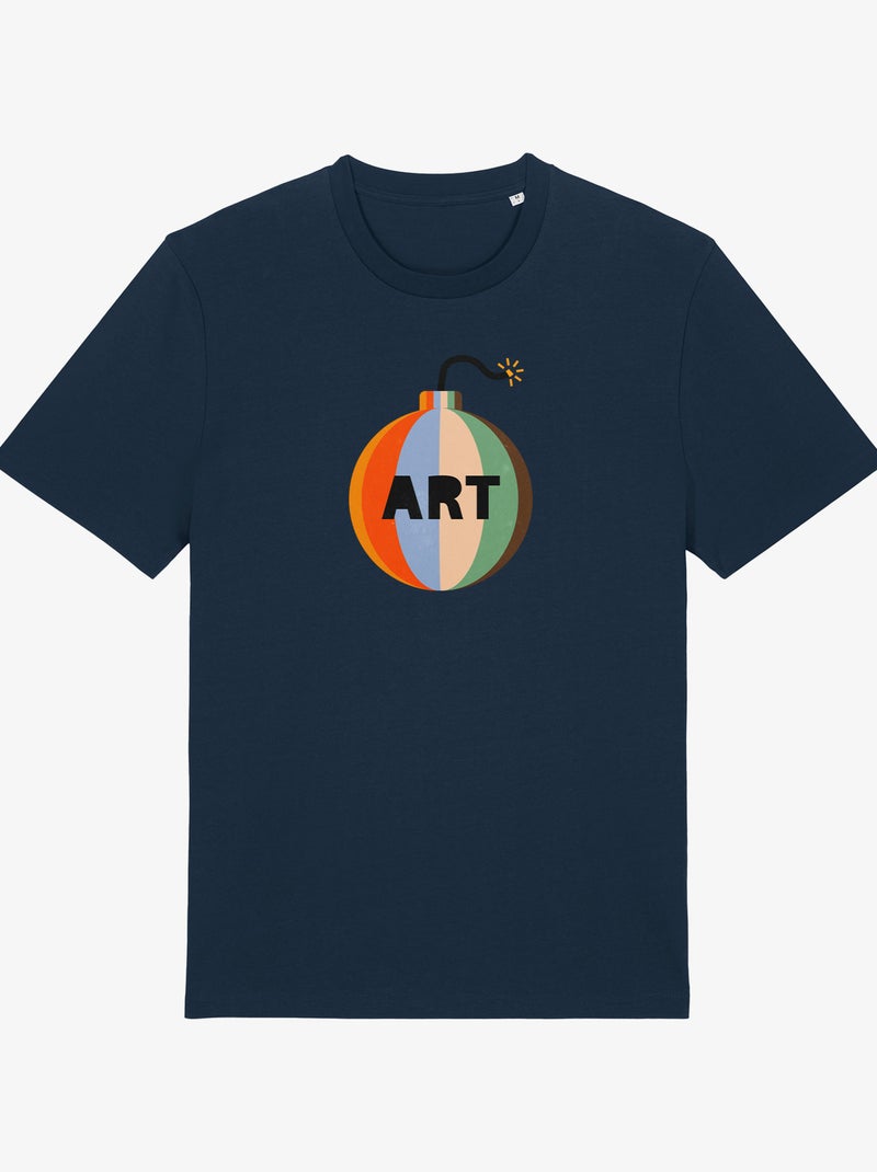 T-shirt Homme - ART BOMB Bleu marine - Kiabi
