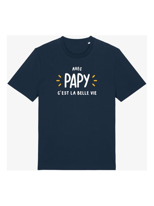 T-shirt Homme - AVEC PAPY C'EST LA BELLE VIE - Kiabi