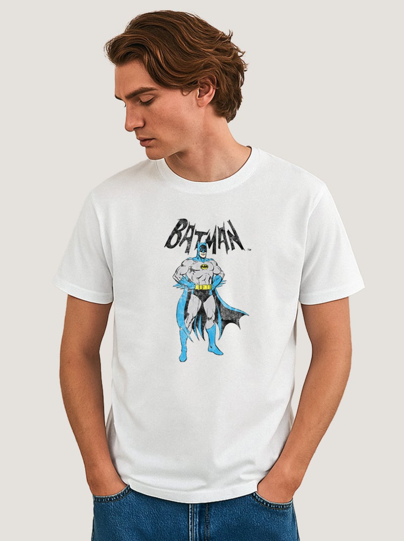 T-shirt Homme - BATMAN GREY & BLUE Blanc - Kiabi