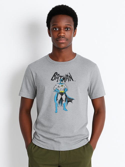 T-shirt Homme - BATMAN GREY & BLUE - Kiabi