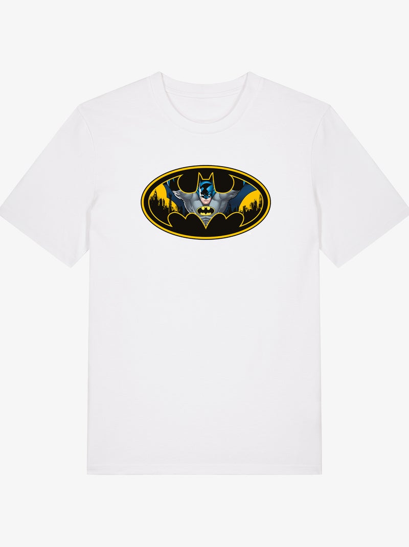 T-shirt Homme - BATMAN LOGO COULEUR Blanc - Kiabi