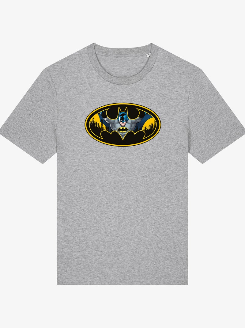 T-shirt Homme - BATMAN LOGO COULEUR Gris chiné - Kiabi