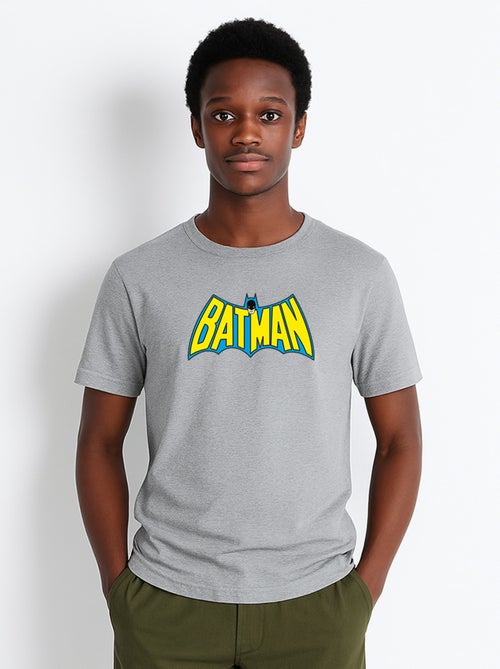 T-shirt Homme - BATMAN LOGO YELLOW BLUE - Kiabi