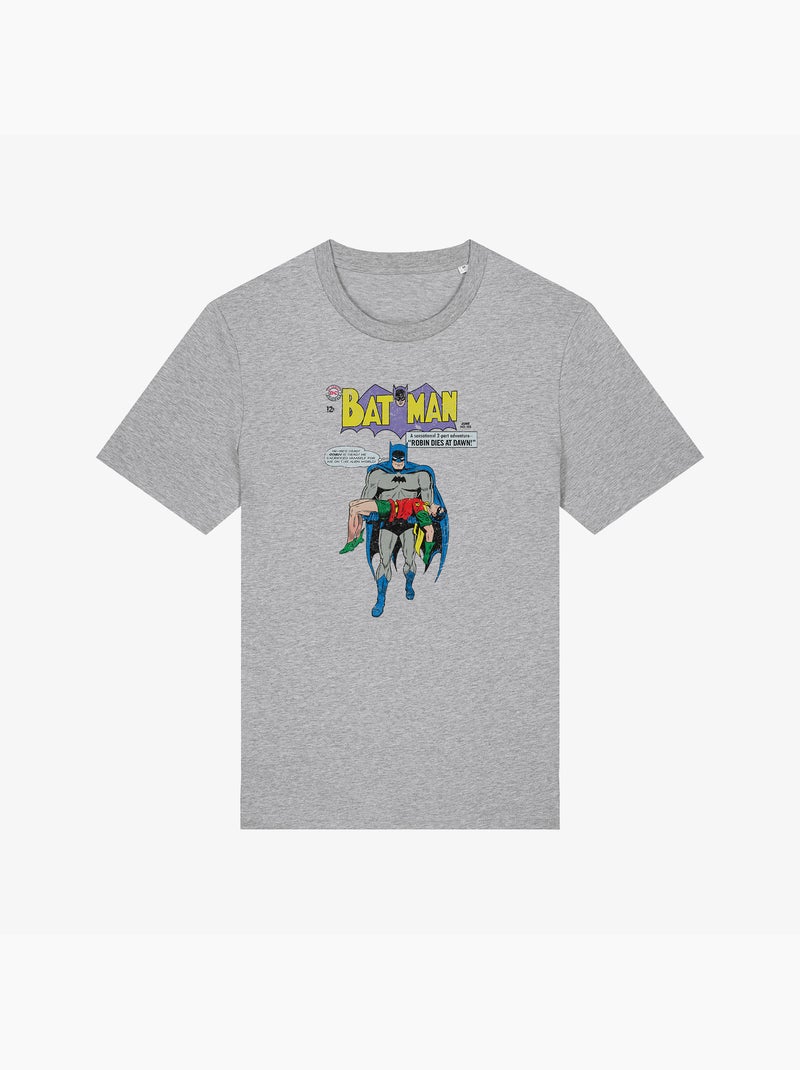 T-shirt Homme - BATMAN & ROBIN Gris chiné - Kiabi