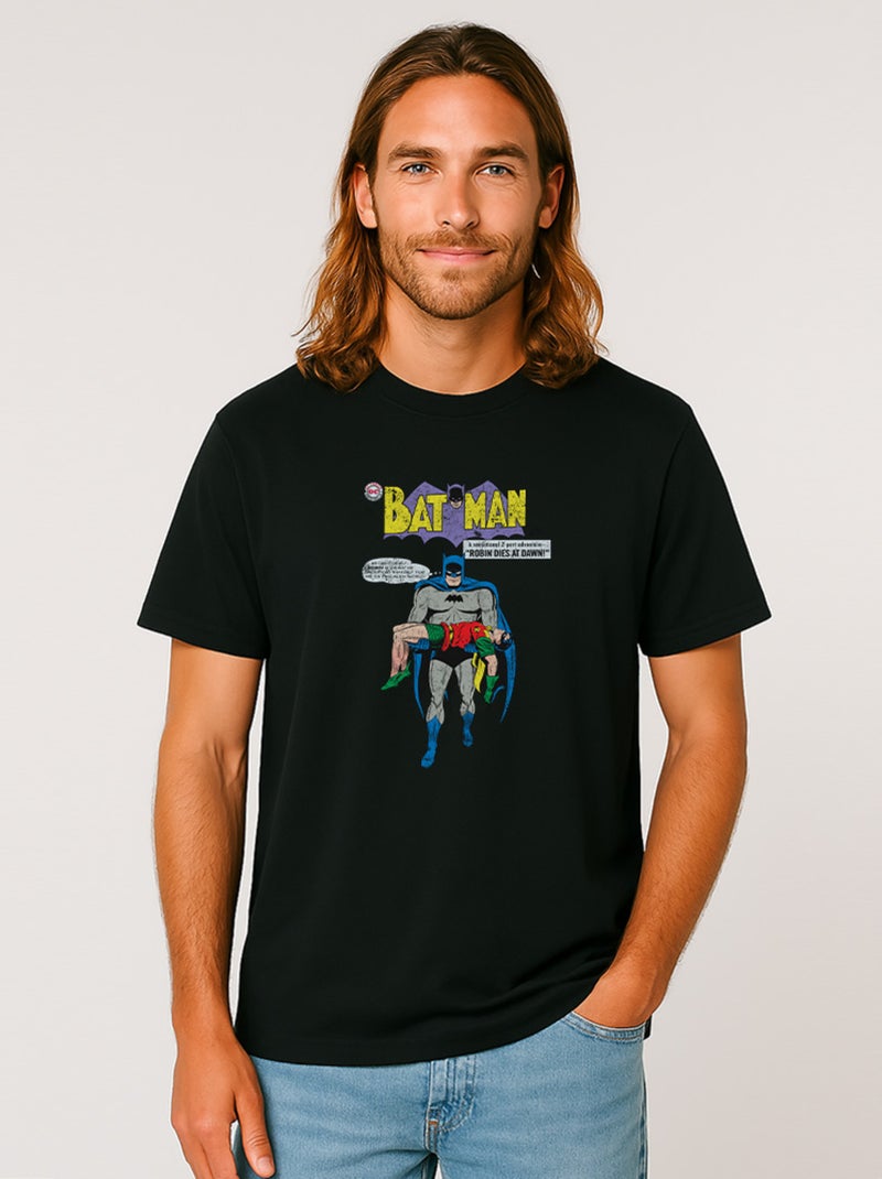 T-shirt Homme - BATMAN & ROBIN Noir - Kiabi
