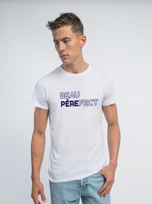 T-shirt Homme - BEAU-PÈRE FECT - Kiabi
