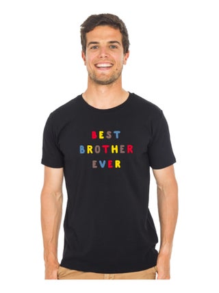 T-shirt Homme - BEST BROTHER EVER COLORÉ WAF