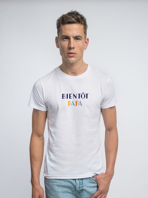 T-shirt Homme - BIENTÔT PAPA - Kiabi