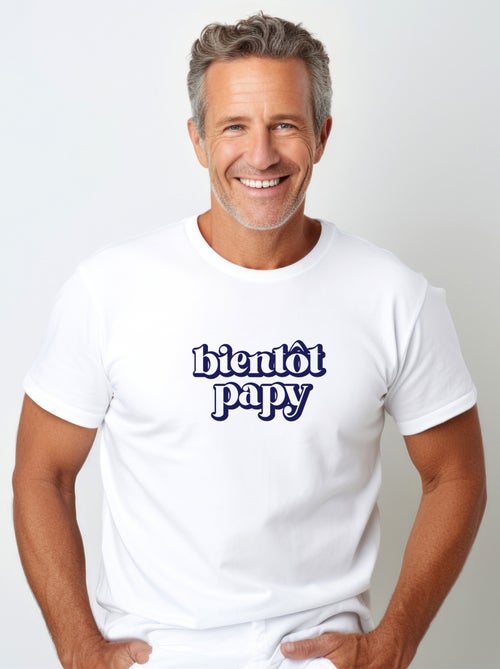 T-shirt Homme - BIENTÔT PAPY - Kiabi