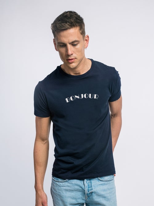T-shirt Homme - BONJOUR - Kiabi