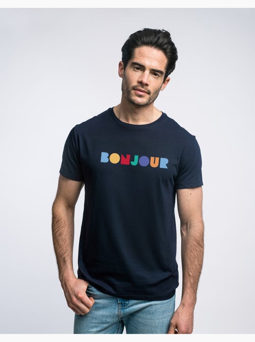 T-shirt Homme - BONJOUR COLORÉ - Kiabi