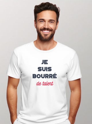 T-shirt Homme - BOURRE DE TALENT