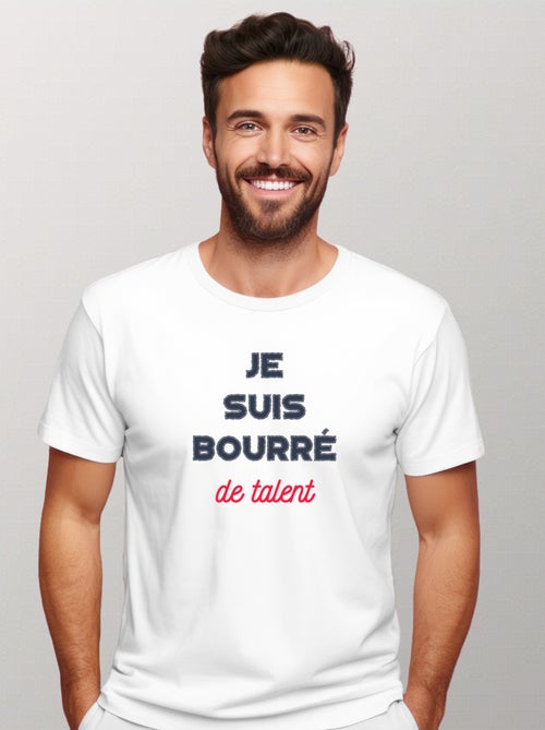 T-shirt Homme - BOURRE DE TALENT - Kiabi