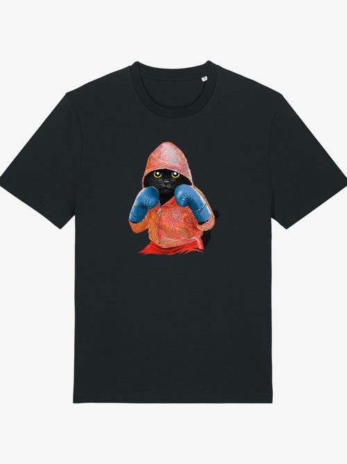 T-shirt Homme - BOXING CAT BLACK - Kiabi