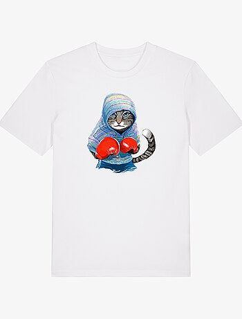 T-shirt Homme - BOXING CAT GREY
