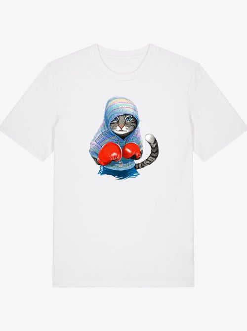 T-shirt Homme - BOXING CAT GREY - Kiabi