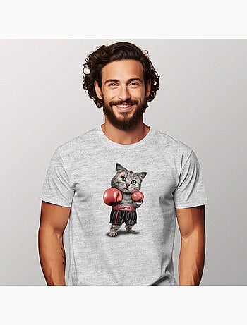 T-shirt Homme - BOXING CAT
