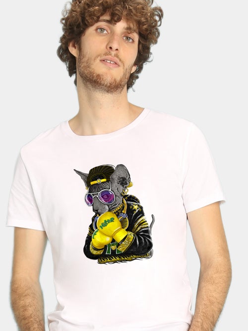 T-shirt Homme - BOXING CAT SIAMESE - Kiabi