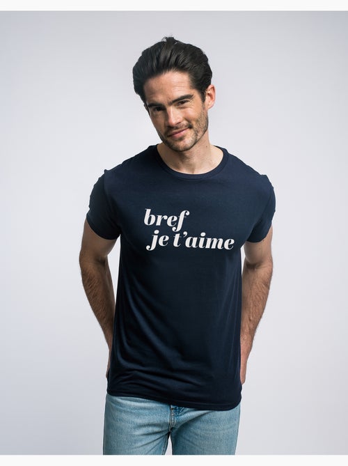 T-shirt Homme - BREF JE T'AIME MPT - Kiabi