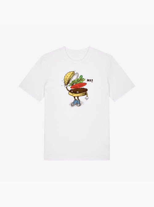 T-shirt Homme - BURGER GREETING - Kiabi