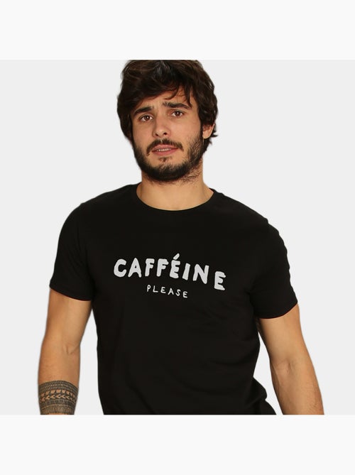 T-shirt Homme - CAFFEINE PLEASE - Kiabi